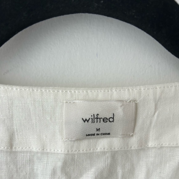 Aritzia Wilfred linen white mini dress - Picture 5 of 12